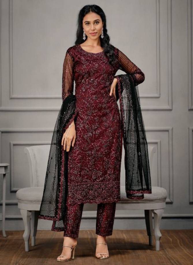 VIPUL GLITZ 3 Heavy Net Festive Wear Designer Salwar Suit Collection